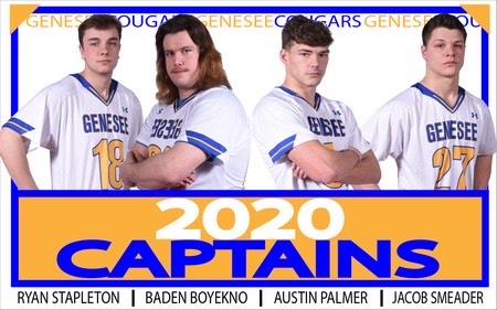 2020 lacrosse season captains pictured